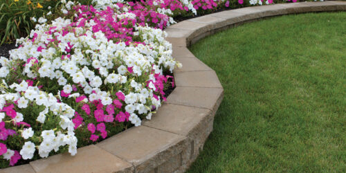 5 border edging ideas with stones and bricks