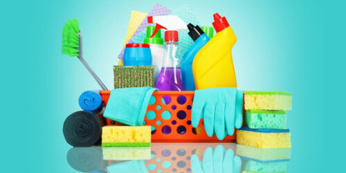 Essential bathroom cleaning products