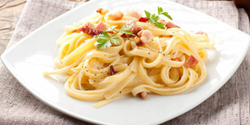 History of the classic spaghetti alla carbonara recipe