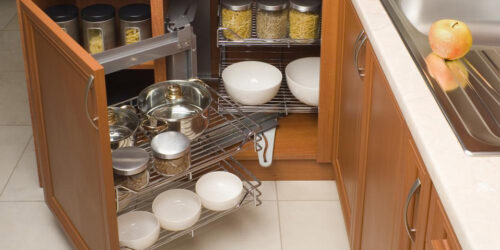 Ways to make kitchen storage cabinets more space efficient