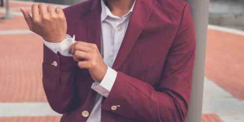 Which fabric should be considered before buying a blazer