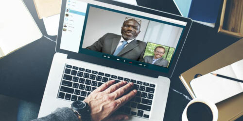 The nuances of online video conference call