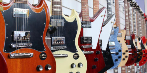 Three basic types of electric guitars