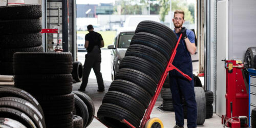 Tire retail services at Pep Boys