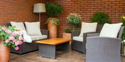 Type of cushions to buy for outdoor wicker furniture