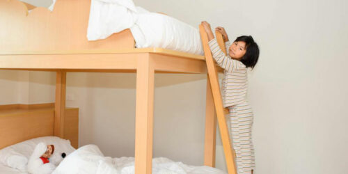 Use bunk beds to save space smartly