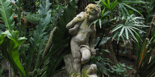 Adorn your garden with arbors and statues